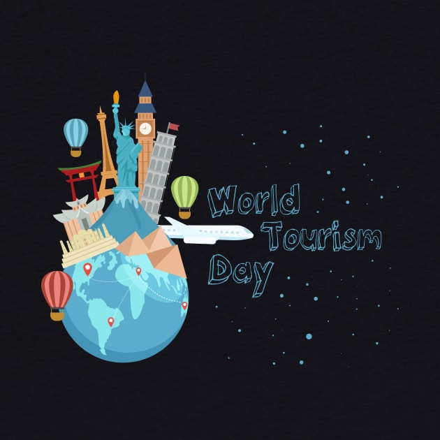 World Tourism Day - Love To Travel Across The World by mangobanana